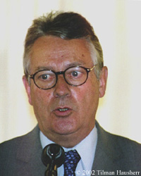 Former Minister Alain Vivien.  Photo  2002 Tilman Hausherr